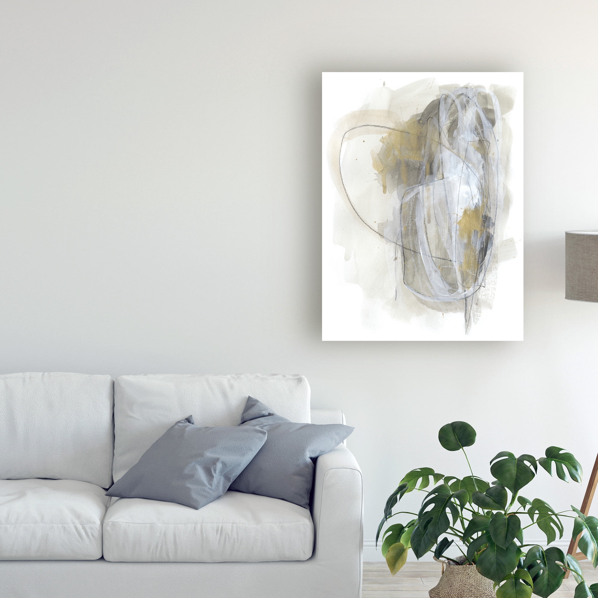 Trademark Fine Art 'Turbulent II' Canvas Art by June Erica Vess