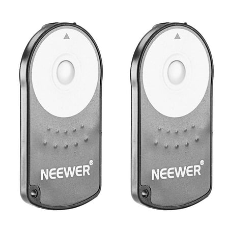 Neewer 2 Pack IR Wireless Remote Control Shutter Release for Canon EOS 60D 70D 7D Rebel T5i, T4i, T3i, T2i, T1i, XSi, Xti, XT,