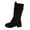 Black, variant on Knee-High Boots for Women Combat Boots Winter Cold Weather Shoes for Outdoor Winter Adventures Cushioned Insole Slip On Water Resistant Booties