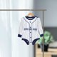 thumbnail image 1 of Mameluco de verano,Ropa de bebé recién nacido pantalones cortos mameluco de manga corta,Conjunto de mameluco de jersey de béisbol para niños pequeños,Ropa de bebé Body Traje 3 a 6M, 1 of 10