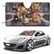 thumbnail image 1 of The Loud House Parasol para Parabrisas Delantero Protector Plegable, Visera Solar para Auto Bloquea Rayos UV Mantiene tu Vehículo Fresco140cm*76cm, 1 of 6