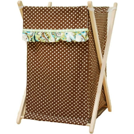 My Baby Sam Paisley Splash Hamper, Lime