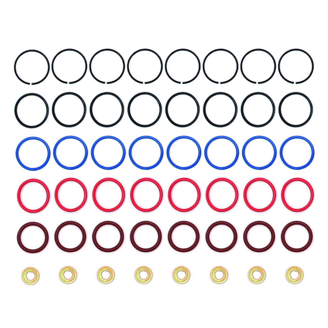 (Set of 8) Fuel Injector ORing Kits Fit for Ford 7.3L Diesel CM5010