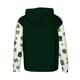 thumbnail image 4 of Sudadera con capucha para hombre, estilo informal, con estampado del Día de San Patricio, con cordón y manga larga, de poliéster., 4 of 5
