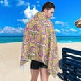 thumbnail image 5 of GZHJMY Magic Mushrooms Beach Towel Quick Dry Absorbent Bath Towels Sandproof Lightweight Towel for Gym Yoga Sports Swimming - 31x71in Bath Towels, 5 of 7