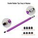 thumbnail image 4 of Lápiz óptico con pantalla táctil para tabletas y teléfonos con 8 puntas de goma suave MABOTO 2 rojo 2 morado, 4 of 6