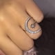 thumbnail image 4 of Anillos para mujer, regalos para mujer, para mujer, para compromiso, boda, accesorios de joyería, para mujer y niña, con tornillos., 4 of 5