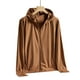 thumbnail image 4 of Hombres UPF 50+ Protección Solar Ligera Chaqueta con Capucha y Cremallera Completa Chaqueta de Manga Larga a Prueba de Sol para Pesca Senderismo Al Aire Libre Marrón XL YUNYI BRAND  Deportes, 4 of 8