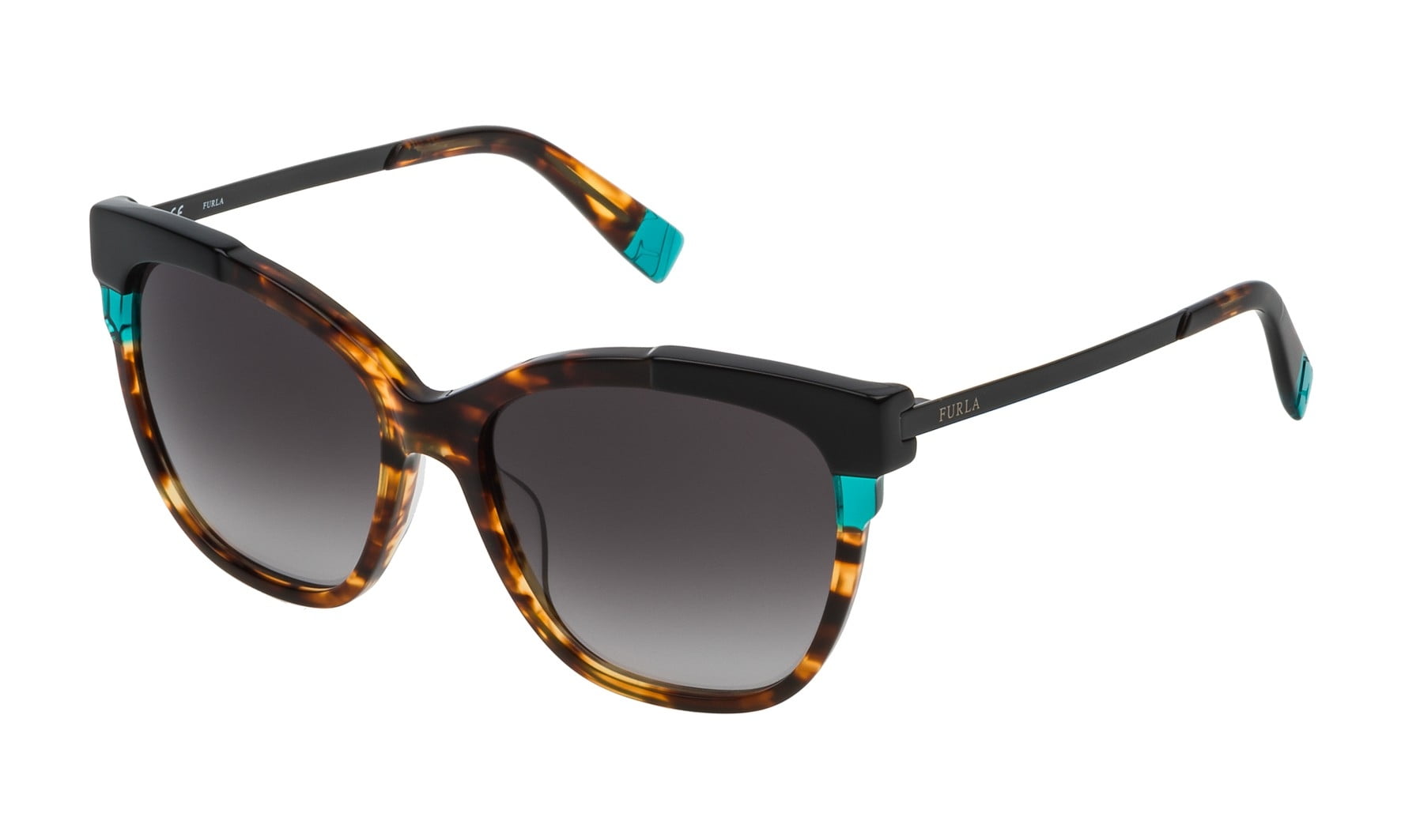 Furla SUNGLASSES POLARIZED FASHION SUN GLASSES FURLA HAVANA BLACK