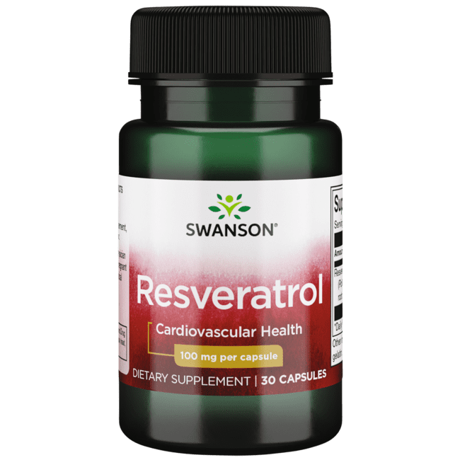 Swanson Resveratrol 100 mg 30 Capsules