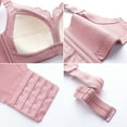 thumbnail image 6 of AILIVIN Bras for Women Wireless Full Figure Comfort Minimizer No Wire Plus Size Bra Full Coverage Wirefree Cute Comfy Wide Strap Lifting Up Minimizering Comfortable Womens Bras Baroque Rose 38C 38 C, 6 of 7
