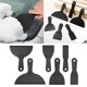 thumbnail image 2 of Pack of 6 Flexible Plastic Putty Knife Set Plastic Paint Scraper Tool for Spackling Putty Scraper Removal Shovel Tool, 2 of 4