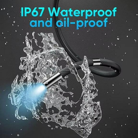 QHUDLV Two-Way 360 Articulating Borescope, 1080P Camera, endoscope with Liga3d F 2025