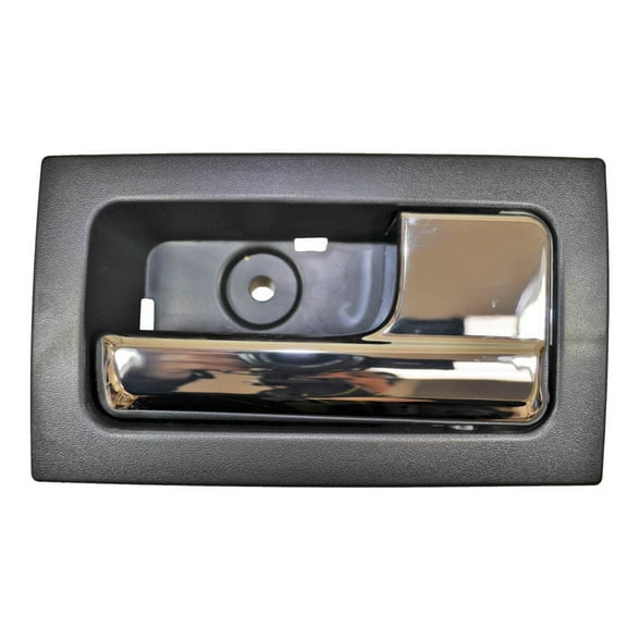 PT Auto Warehouse FO-2507MA-FR - Inner Interior Inside Door Handle, Black Housing with Chrome Lever - Passenger Side Fits select: 2009-2014 FORD F150