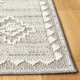 thumbnail image 3 of SAFAVIEH Global Anabella Diamond Indoor/Outdoor Runner Rug, Light Grey/Ivory, 2'2" x 8', 3 of 6