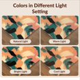 Block Pattern Area Rug Design&I 6'x9' Ultra Soft Area Rug, Orange Bold Funky Asymmetrical ...