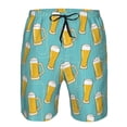 thumbnail image 4 of Naloa Beer Men's Beach Shorts, Surfing shorts, Swim trunks, Quick Dry Swim Trunks for Surfing Beach Fun - XX-Large, 4 of 9