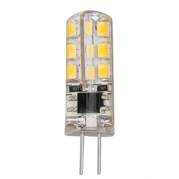 Encendiendo 2W 2835SMD G4 Lámpara LED AC220V-240V Silicona 24LED Reemplazo de bombilla (Blanco cálido Tmvgtek Para estrenar
