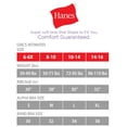 thumbnail image 2 of Hanes Girls Seamless Ruched Bra, 2-Pack, Sizes (S-XXL), 2 of 2