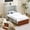 Golden Brown Twin, variant on Twin Murphy Bed with Storage Drawer,Rustic & Scandinavian Style Foldable Bed Cabinet with Charging Station,Hideaway Paltform Panel Bed for Small Spaces,Guest Room,Office,Apartment,Golden Brown