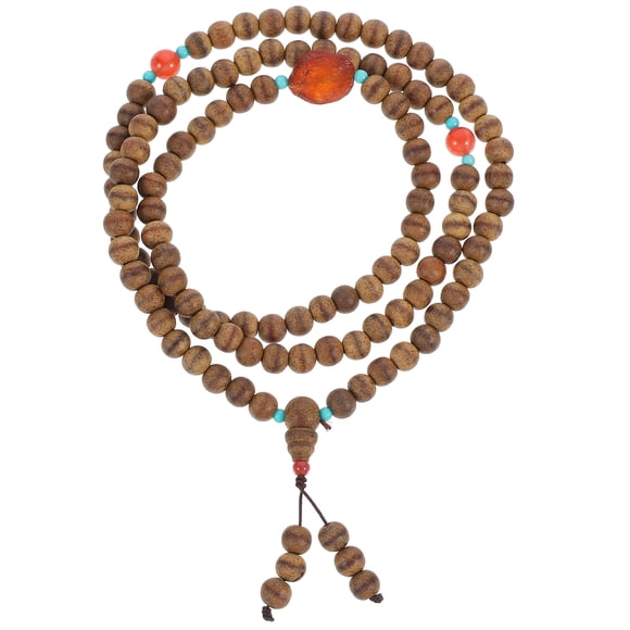 1pc Creative Wood Beads Collar Pretty Wood Beads Pulsera Beads Simple Beads Jewelry