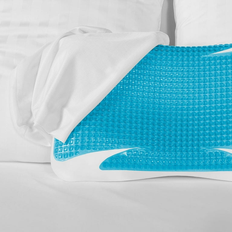 Sensorpedic memory foam hotsell gel overlay cooling pillow