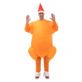 thumbnail image 2 of Vestido inflable de Navidad, disfraz de pavo de Acción de Gracias, disfraz de pavo mocoso para fiesta navideña de dibujos animados, 2 of 6