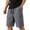 E7-Gray, variant on Homeyce Camo Cargo Shorts for Men Elastic Waist Drawstring Shorts Pants Military Outdoor Breathable Hiking Fishing Big & Tall Camo Cargo Short Multi Pocket Quick Dry Outfit,Gray 2XL