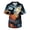 AV22-White, variant on Scrubs For Men Halloween Scrub Tops Pumpkin Bat Pumpkin Pattern Nurse Shirt Funny V Neck Short Sleeve Workwear Uniforms With Pockets Blue L
