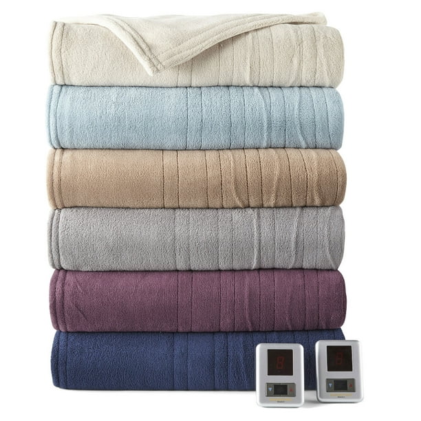 Biddeford MicroPlush Heated Queen Size 84 Inches x90 Inches Blanket