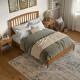 thumbnail image 4 of Lit Plateforme Bas en Bois Quincy Grand en Toffee Clair, 4 of 13