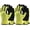 Yellow, variant on （2 Pairs XL） Light Duty Work Gloves Gardening Warehouse Job Car Repair Utility Yard Glove for Men Women