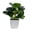D, variant on KGJQ Fake Plant, Artificial Watermelon Leaf Potted Plants for Desk Realistic Faux Plant in Plastic Pot, Mini Desktop Decor for Bedroom Bathroom Office Shelf Decor
