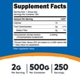 thumbnail image 5 of Nutricost Glucomannan Powder 500 Grams - Gluten Free & Non-GMO Supplement, 5 of 5