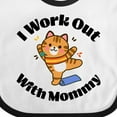 thumbnail image 4 of Inktastic Work out with Mommy Exercise Boys or Girls Baby Bib, 4 of 4