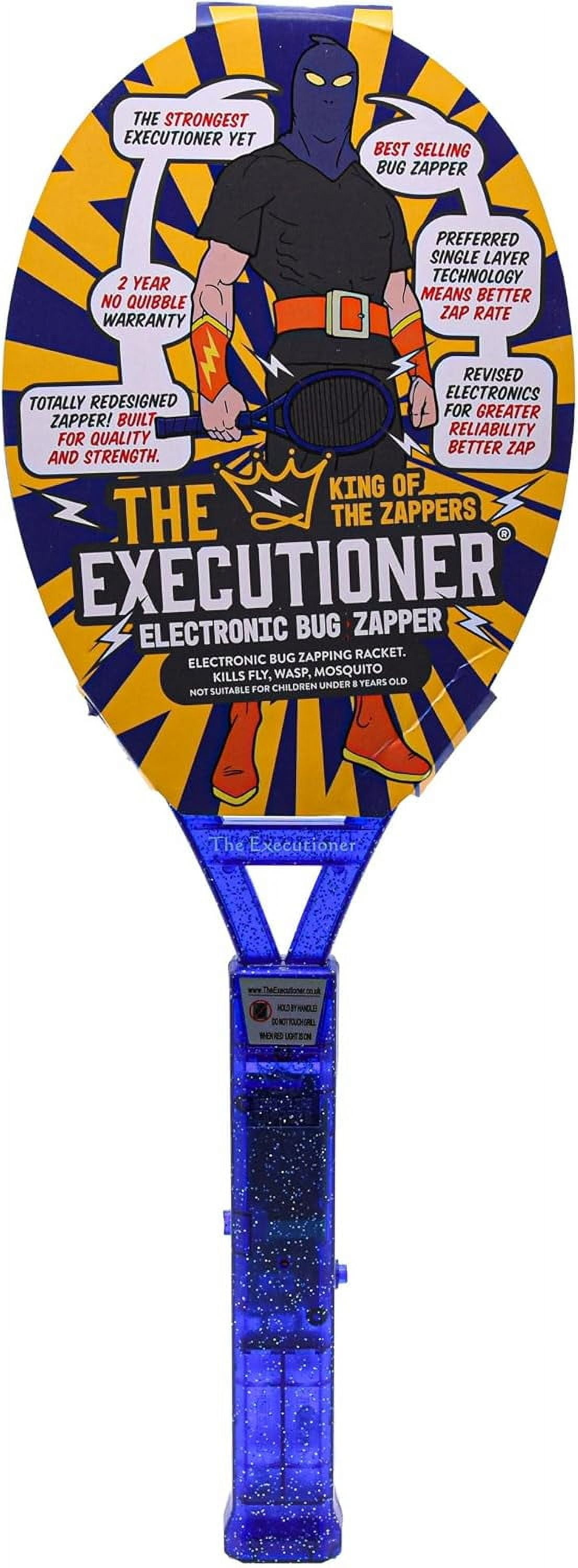 The Executioner Blue Fly Swatter Racket Mosquito Bug Zapper 50cm Long