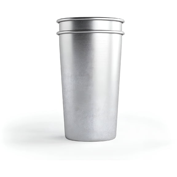 ACDANC Stainless Steel Cup - Large 20 oz Imperial Pint Tumbler (2 Pack) - Premium Metal Drinking Glasses