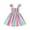 Multicolor, variant on FLMEI Toddler Baby Kids Girls Dresses Suspenders Summer Dress Casual Clothes Rainbow Stripe Dresses for 1-6 Years