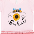 thumbnail image 3 of Inktastic Bee Kind Bees and Sunflower Gift Toddler Girl Dress, 3 of 4