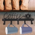 thumbnail image 1 of KAKOWELY Soporte De Pared Para Tazas De Café Negro Con Para Cocina Y, 1 of 6