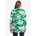 thumbnail image 2 of Jessica London Women's Plus Size Swing Tunic Oversized Long Blouse, 2 of 3