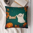 thumbnail image 4 of Cute Halloween Ghost Linen toss pillowcase Decoration pillowcase Gift preferred 20x20" Cushion cover 1 set Sofa pillowcase Sofa bedroom living room car, 4 of 4