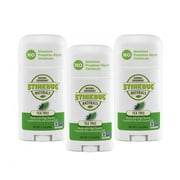 Stinkbug Naturals Deodorant, Tea Tree, 2.1oz, 3 Pack