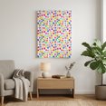 thumbnail image 3 of Canvas Wall Art, Colorful Polka Dot Framed Canvas Prints for Living Room Dining Room, Watercolor Rainbow Polka Dots Gallery Wrapped Wall Decor for Home Office, Gifts, 22"x28" Ship Next Day, 3 of 9