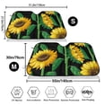 thumbnail image 3 of Kdxio Sunflower 1 Print Windshield Sun Shade,UV Rays and Sun Heat Protection,Sunshade for Car Windshield,Car Shade Front Windshield - Small, 3 of 6
