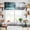 bronze, variant on Teal Gray Kitchen Curtain Valances for Windows Farmhouse Short Curtains, Modern Oil Painted Art Abstract Geometric Rod Pocket Valance Curtain for Bedroom Cafe Living Room 60"x18"