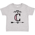 thumbnail image 3 of Inktastic Letter C Monogram Tribal Arrow Girls Toddler T-Shirt, 3 of 5