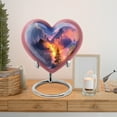 thumbnail image 6 of MUKTIVE Waterfall Large Cremation Urns for Human Ashes for Men, Mountain Funeral Urn for Ashes Adult Male, Memorial Blue Heart Urns, Decorative Gift for Husband & Wife, 8 Inch, 6 of 7