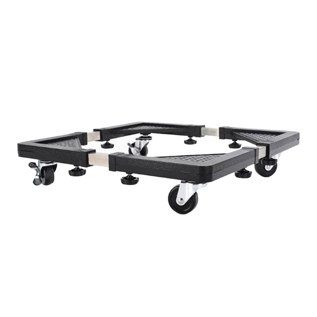 Base móvil Universal soporte de nevera muebles Base de rodillo móvil Base móvil (carga de 128KG) - 80x80cm Los 80x80cm Sunnimix Base móvil para refrigerador