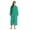 Emerald, variant on Just Love Textured Plush Zipper Lounger Robe for Women (Mint, 3X)
